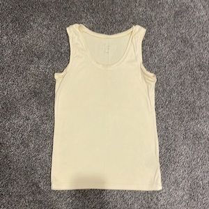 Pale Yellow Tank Top